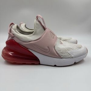 Nike Air Max 270 Gs Extreme Low White Pink Glaze Sz 5Y CI1108-103